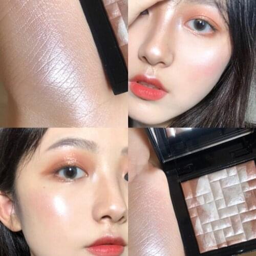 Professional Face Highlighter Bronzer Palette Makeup Face Contour Highlight Shimmer Powder Diamond Bomb Pressed Powder Cosmetic