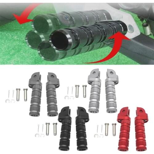 Rearset Footrests Footpeg Pedals for MT-25 FZ8 XJ6 TDM900 XJR1200