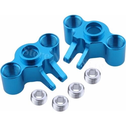 2pcs Aluminum Alloy Axle Carriers Steering Knuckle Arm Hub For Traxxas 1/16 Slash 4WD E-Revo Summit VXL RC Car Hop Up Parts