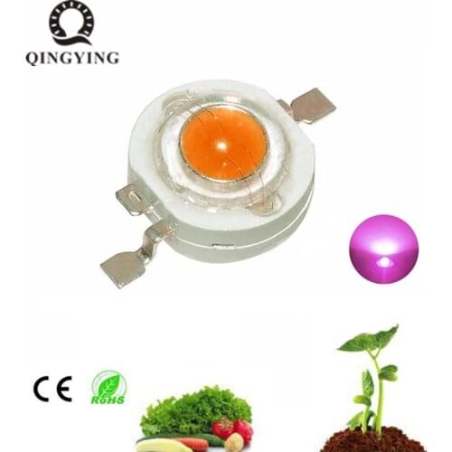 High Power LED Chip 400-840nm Full Spectrum led grow Light COB Beads, 1W 3W 10W 20W 30W 50W 100W For Indoor Plant Growth Flowe