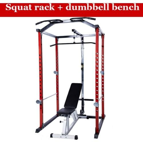 Gym Professional Fitness Weightlifting Bed Commercial Gantry Body Training Barbell Rack Strength Training Equipment