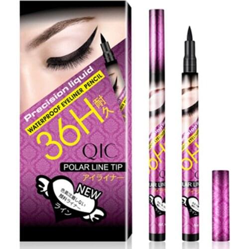 1 PC Quick Dry Black Liquid Eyeliner Pencil No Blooming Waterproof Long Lasting Eye Liner Pen for Sexy Eyes Mothers Day Gift