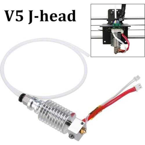 12V V5 J-head Hotend Kit Extruder V5 Heater Block 3D Printer Parts for Anycubic I3 Mega 3D Printer 1.75mm Filament