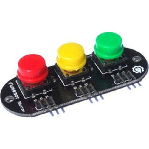 3 Bit 3 color High Keypad Button Module For Arduino Electronic Blocks