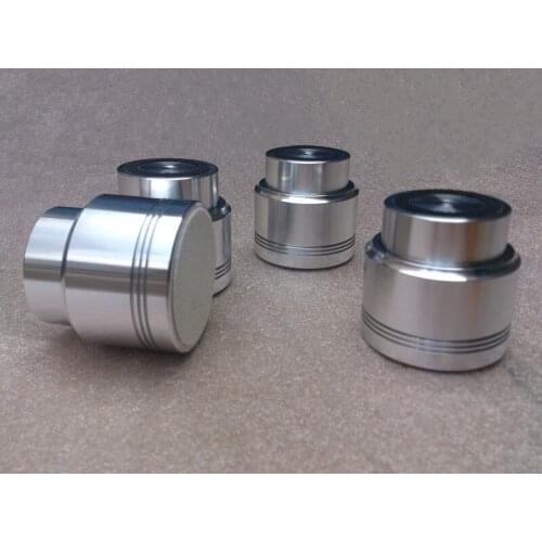 4pcs / set aluminum alloy diameter 53mm high 50mm audio amplifier foot shock absorbers feet magnetic suspension foot shock pad