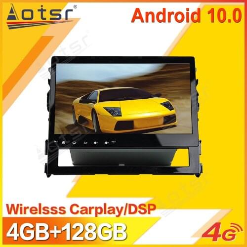 4+128G Android Car Multimedia Stereo Player For Toyota Land Cruiser 2019 2020 Tape Radio Recorder Video GPS Navi Head Unit 2 Din