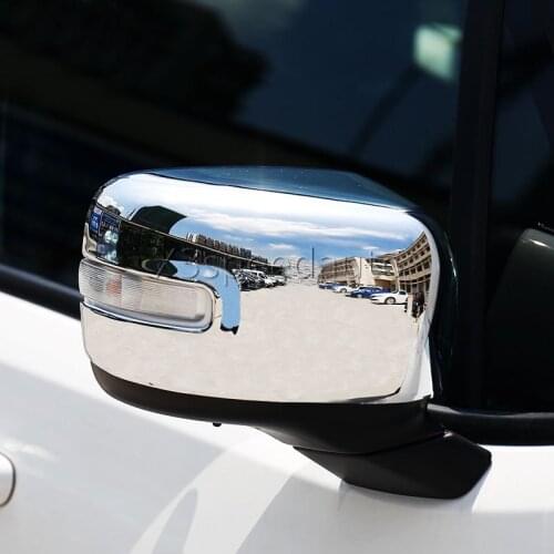 Car-styling For Jeep Renegade 2015-2017 Door Mirror Rearview Molding Cover Trim 2pcs