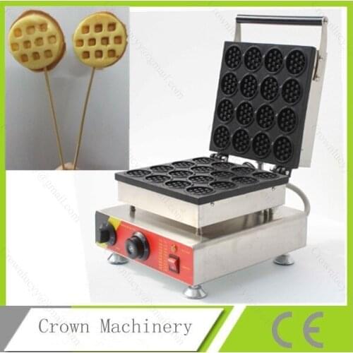 Free Shipping 16pcs Round Mini Waffle maker;waffle Machine custom plate