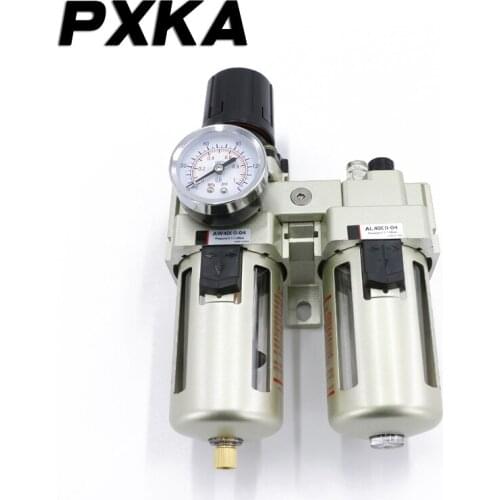 Free shipping Oil-water separator filter AC4010-04 air compressor air pressure regulating valve duplex automatic drainage