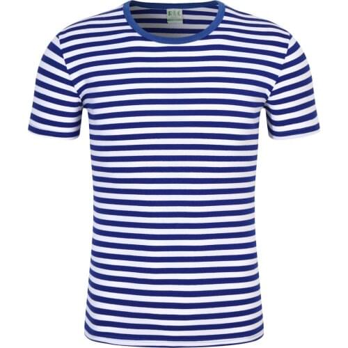 Quick Dry Stretch Elastic Tee Shirts Cotton Spandex Sport Striped Tennis T Shirt Men