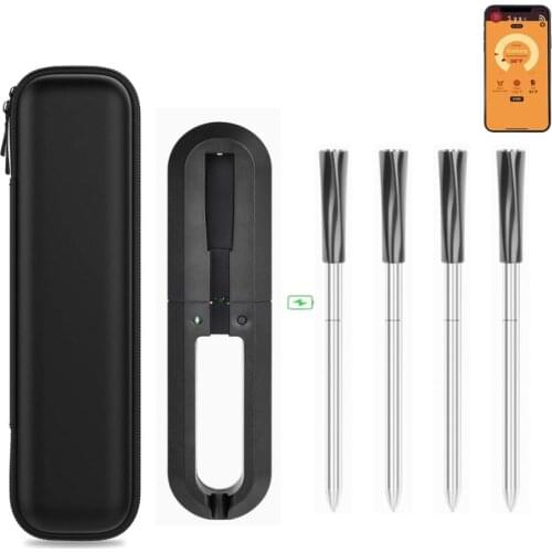 Multi Probe Digital Meat Thermometer Wireless for Oven Grill Kitchen BBQ Accessories Cooking Steak Food Bluetooth Connect Gift