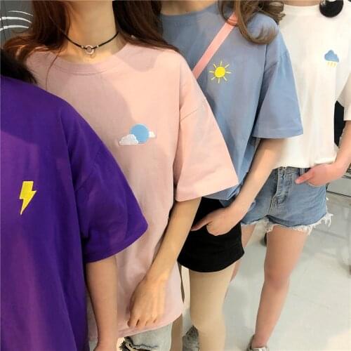 Dandeqi Women's Plain T-shirts