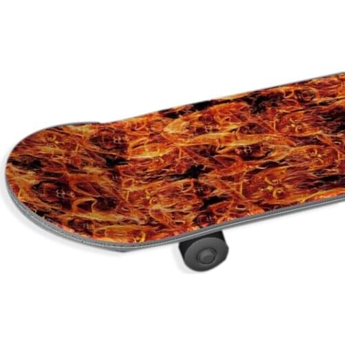 ITAATOP Skull Orange Pattern TSKR9012 0.5M * 2/10/20M Water Transfer Printing Film