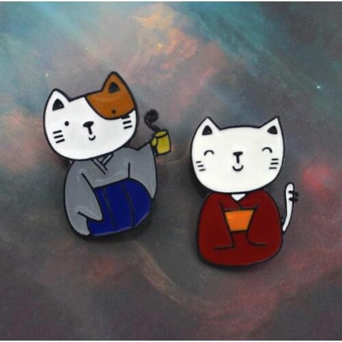 Броши с кошками на одежду JOCESTYLE China At AliExpress