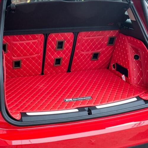 Auto Trunk Mat Leather Protection Pad For MINI Cooper clubman F54 F55 F56 F60 R60 Car trunk Dust carpet car accessories interior