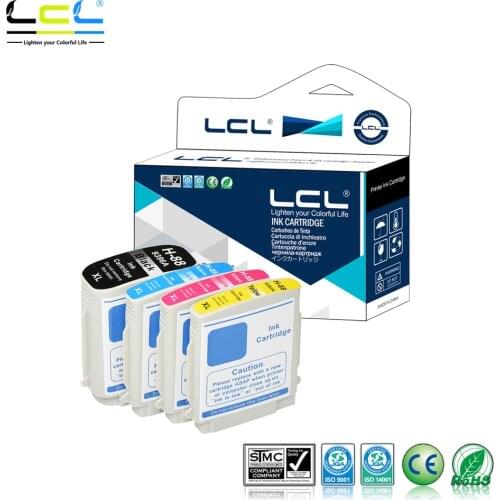 LCL 88XL C9396AN C9391AN C9392AN C9393AN C9396AE C9391AE C9392AE C9393AE (4-Pack) Compatible Ink Cartridge for HP Printer