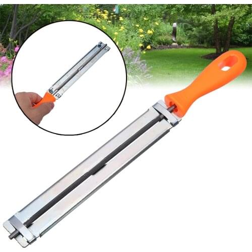 Mayitr 5/32'' Chainsaw File Holder 4mm Chain Sharpener Filing Sharpening Garden Woodworking Chainsaw Tool Parts