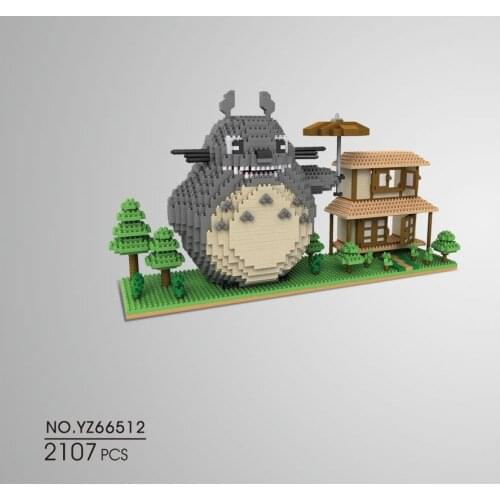 YZ Micro Blocks Titanic DIY Particles Building Bricks Totoro Auction Figure Model Anime Juguetes Boy Toys Gift Christmas 66512