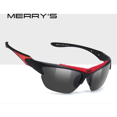 MERRYS Men Polarized Outdoor Sports Sunglasses Male Goggles Glasses For Fishing B i cycle UV400 Protection S9025