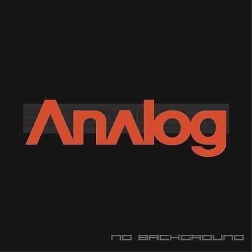 For 2Pcs/Pair 2 - Burton Analog snowboard skate car window bumper stickers decals text Car Styling