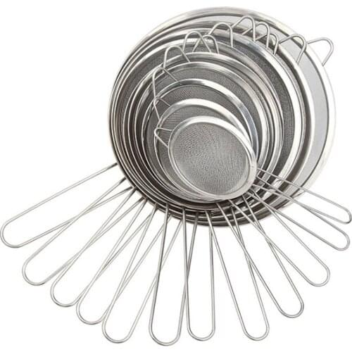Stainless Steel Kitchen Strainers Kitchen Fine Mesh Strainers with Long Handles