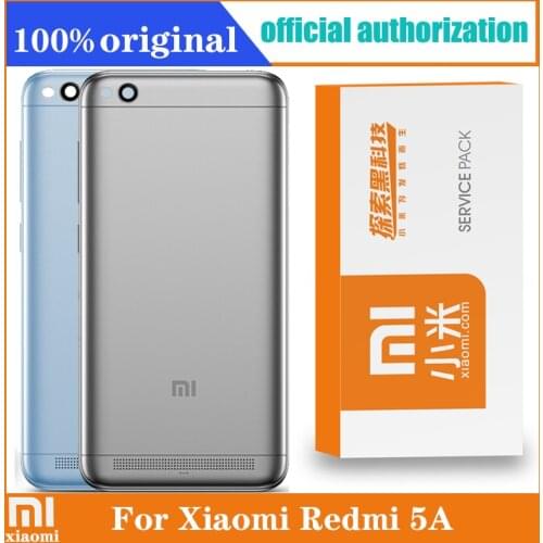 Original Xiaomi Back Door Phone Replacement Battery Case For XIAOMI Redmi 5A MCG3B Rear Housing Cover 5 Inch Side Buttons