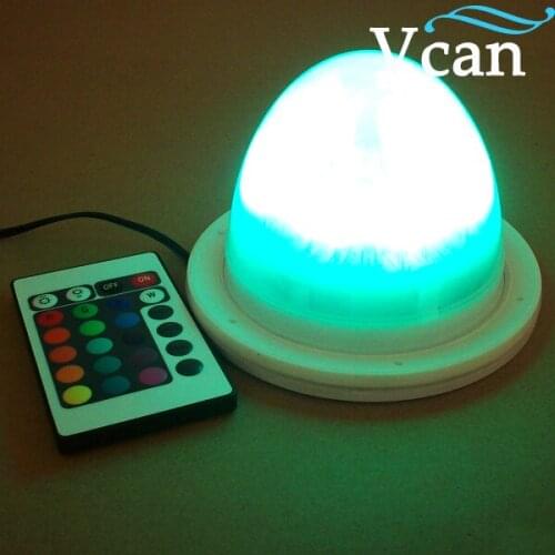 Rechargeable Wireless Waterproof control with remote LED Battery Light For Cube Ball Furniture VC-L117