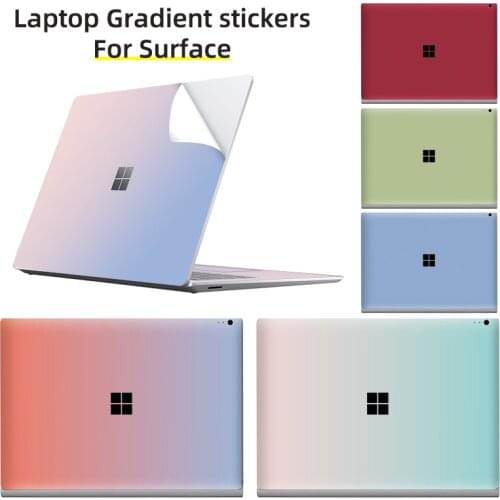 Full Protective Laptop Skins for Surface Laptop 3 /4 13.5 15 inch Discoloration Vinyl Sticker for Surface Book 2 13.5 15 inch