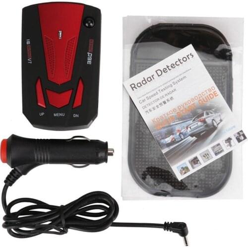 Radar Detector, City/Highway Mode 360 Degree Detection Radar Detectors with LED Display, Voice Alert and Car Speed Alarm System