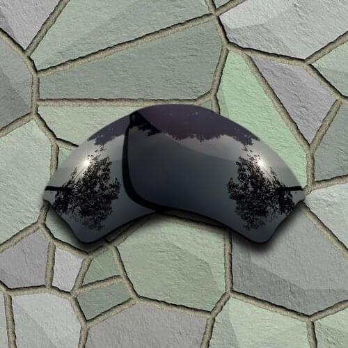 Grey Black Sunglasses Polarized Replacement Lenses for Oakley Half Jacket XLJ