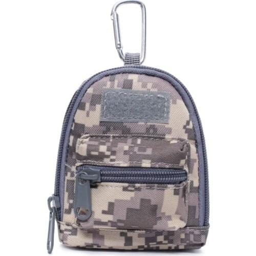 Outdoor Tactical Camping Hunting Storage Bag Keys Money Sundries Holders Wallet With D Ring Clip