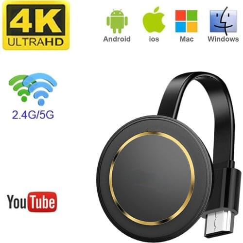 4K TV Stick 2.4G/5G Wifi Display Dongle Receiver G14 Wireless Mirascreen With DLNA AirPlay Miracast For IOS Android