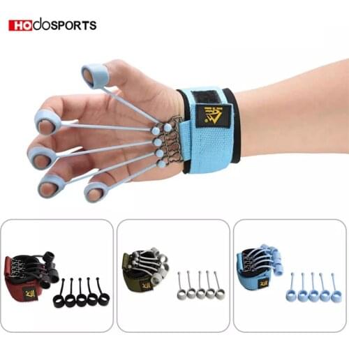Finger Extensor Strengthener Hand Exerciser Trainer with Resistance Band Stretcher Arthritis Wrist Training Therapy for Guitar