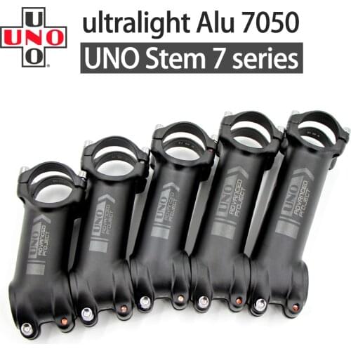 UNO Bike Stem 17 Degree Ultralight Alu 7050 MTB Road Bicycle Stem 31.8mm 80/90/100/110/120mm Kalloy MTB Stem Bicycle Power Parts