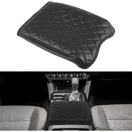 HIgh Performance Armrest Cushion Console Box Cover Pad PU Leather Fit for Toyota Tacoma