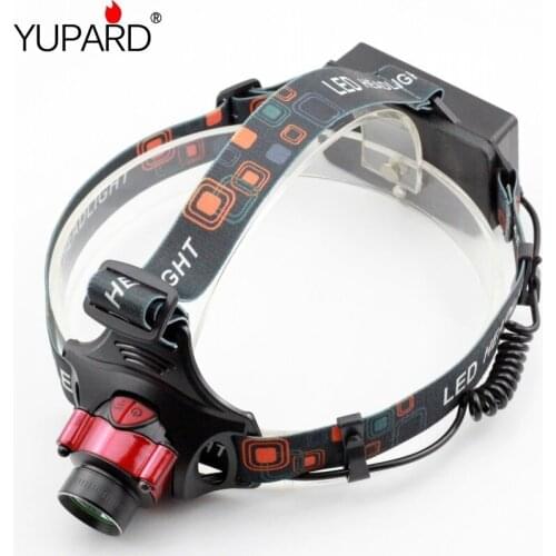 YUPARD 3 Mode XM-L T6 LED Inductive Headlight Infrared Sensors Headlamp Rechargeable Torch Light For Camping Fishing