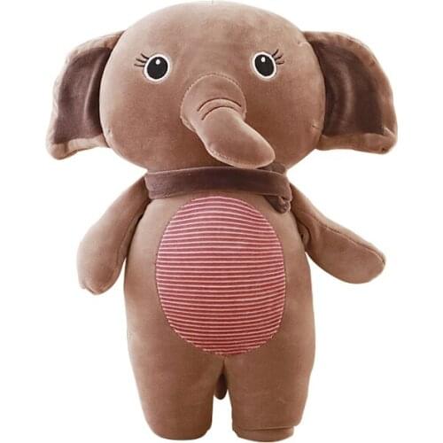 Factory Wholesale Price Wild Animal Stuffed pig toy Standing Elephant Plush Toys rabbit soft toy