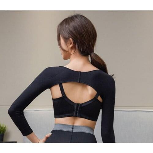 Ladies plastic arm cover posture anti hunchback seven-point long-sleeved body shaping underwear shoulder guard