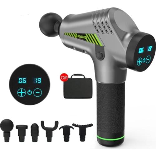 30 Levels Massage Gun Muscle Relaxation Massager Vibration Fascial Gun Fitness Equipment Noise Reduction Design For Male Female