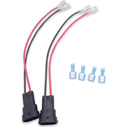 Car Accessories For H8/H11 Female Plug Male Adapter Fog Light Driving LED Nylon Heat Resistance Can Be Up To 1200 Fahrenheit