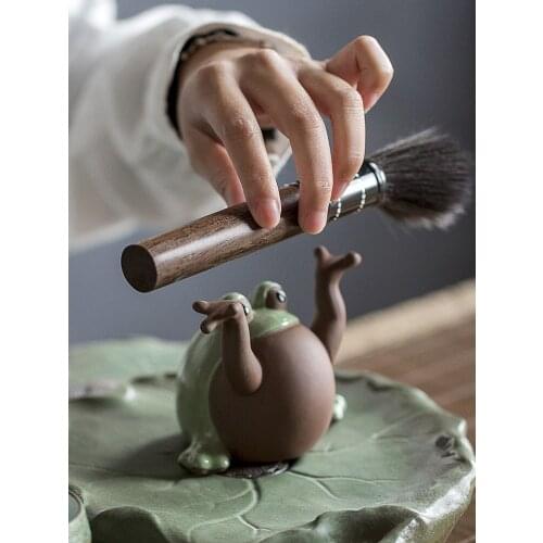 Cute Frog Top Tea Pet Creative Home Small Teatray Can Be Stocked Pot Pen Teaset Ornaments