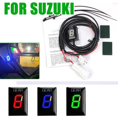 FOR SUZUKI GSR400 SFV 650 GSR 400 C90 M90 C M 90 GSXR GSXS GSX 1000 F 1400 Motorcycle Digital Speed Display Meter Gear Indicator