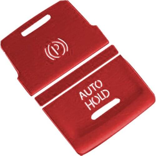 For T-ROC 18 One-Key Start Handbrake Button Sticker Button Sticker Interior Modification Accessories