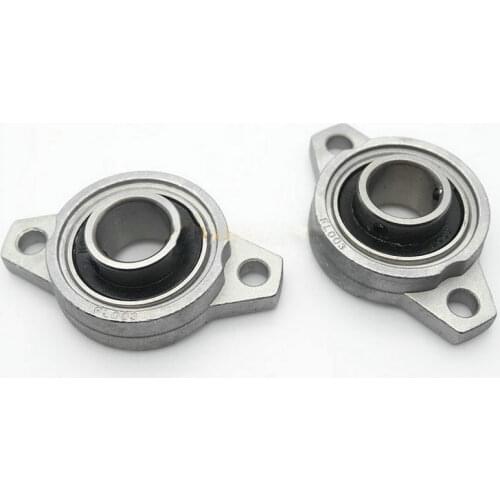 Diamond shape two-bolt flange unit Zinc alloy bearing KFL08 KFL000 001 002 003 004 005 006 007-2pcs/pack