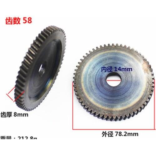 Electric Hammer Gear for Fit Hitachi PR-38E Flat 58 Tooth Big spur gear Accessories