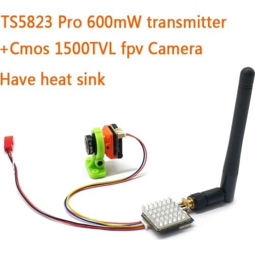 FPV System Cmos 1500TVL fpv Camera 2.1mm lens + 5.8G 40CH 600mW VTX Transmitter Wide Voltage for RC Quadcopter FPV Racing Drone