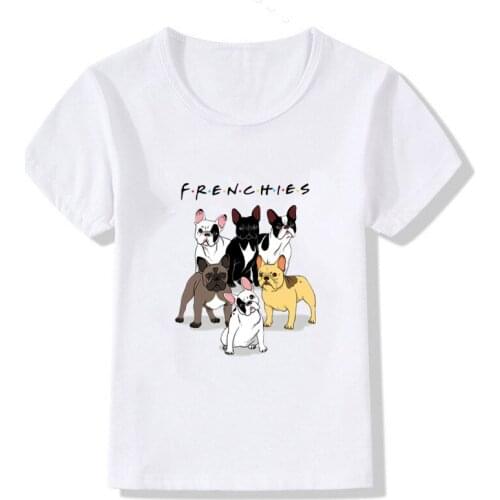 Fahsion Kids Baby Girl Clothes Summer Short Sleeve White Casual T Shirt Soft Kids Girls Tops Cartoon Dogs Print Kids Tshirt
