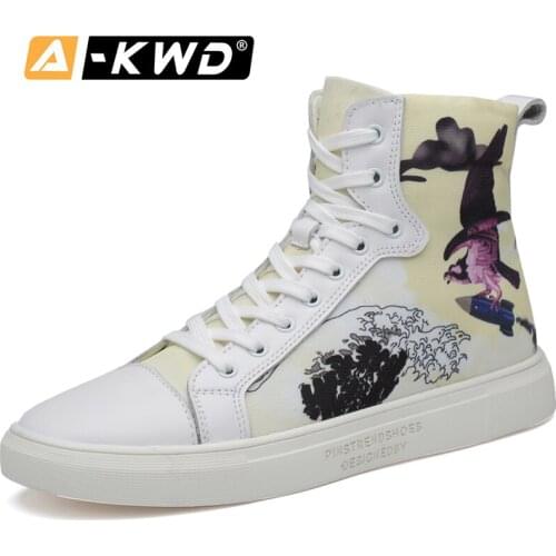 Fashion Men-Shoes High Top Sneakers Man Mannen Schoenen Plus Size Hip Hop Shoes Winter Sneakers for Men Mens Shoes Casual Luxury