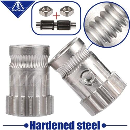 Newest Mellow 3D Printer Parts Drivegear Kit Dual Drive Gear Extruder Kit For Prusa I3 Mk3 Sherpa MINI Bowden Extruder