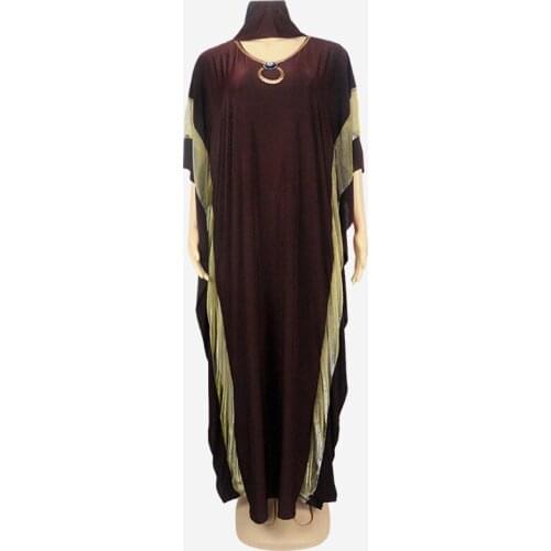 Wholesale Clothing Womens Loose Large Size Ice Silk Robe Dress One Piece Dropshipping